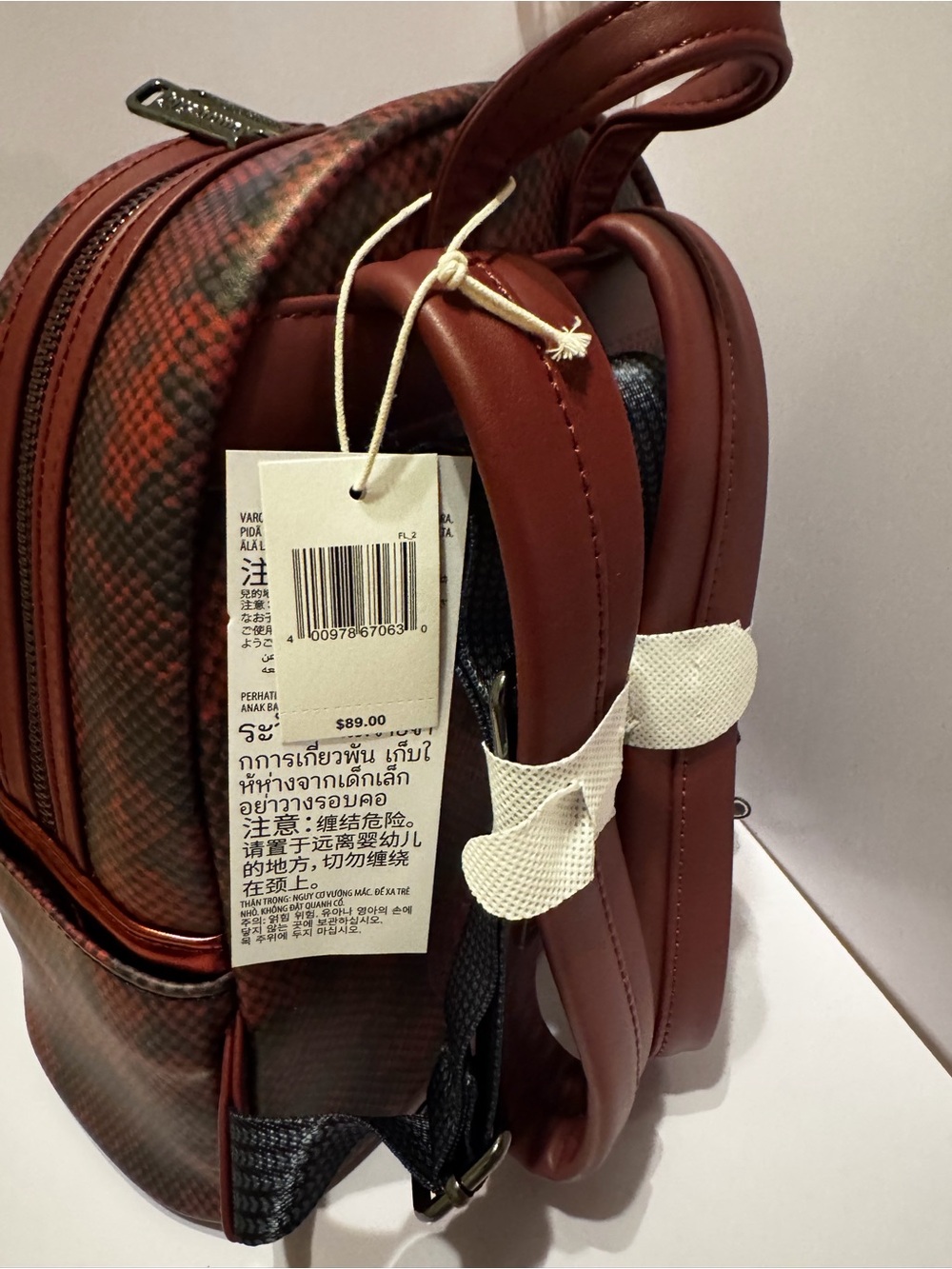 Disney Parks Marvel Scarlet Witch Loungefly Mini Backpack NWT - Picture 3 of 8
